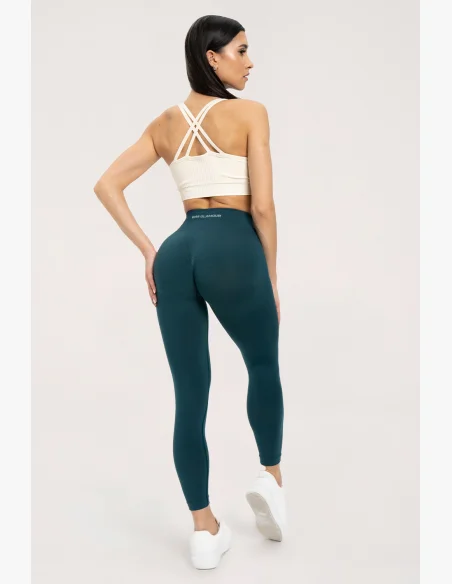 Gym Glamour Leggings flexible 2.0 Bottle Green • NebShop