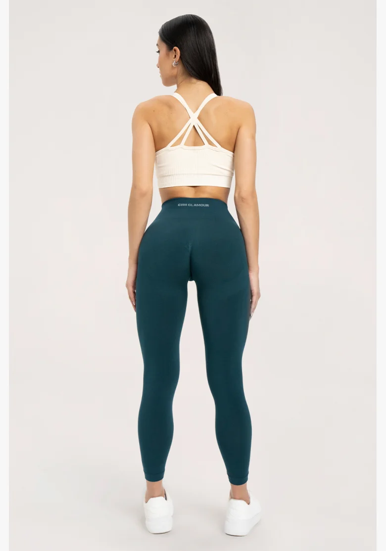 Gym Glamour Leggings flexible 2.0 Bottle Green • NebShop