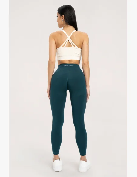 Gym Glamour Leggings flexible 2.0 Bottle Green • NebShop