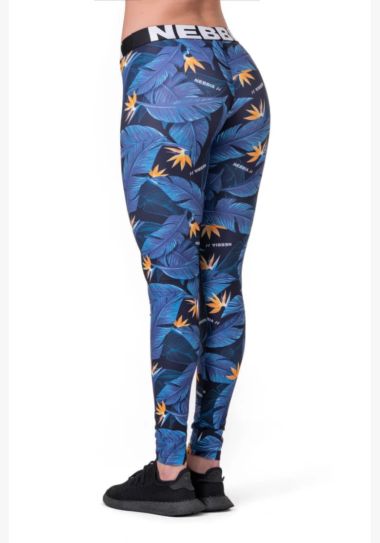 NEBBIA • Mid-waist Ocean Power leggings • NEBBIAshop.cz