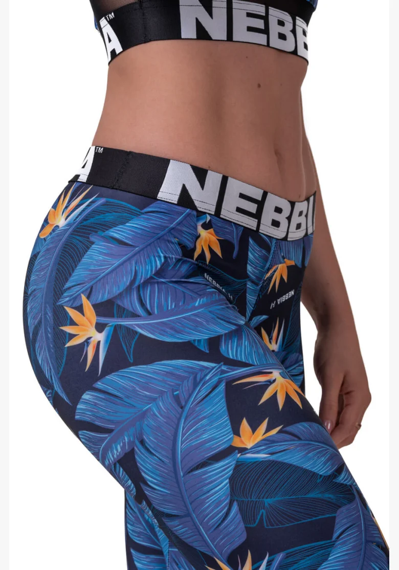 NEBBIA • Mid-waist Ocean Power leggings • NEBBIAshop.cz