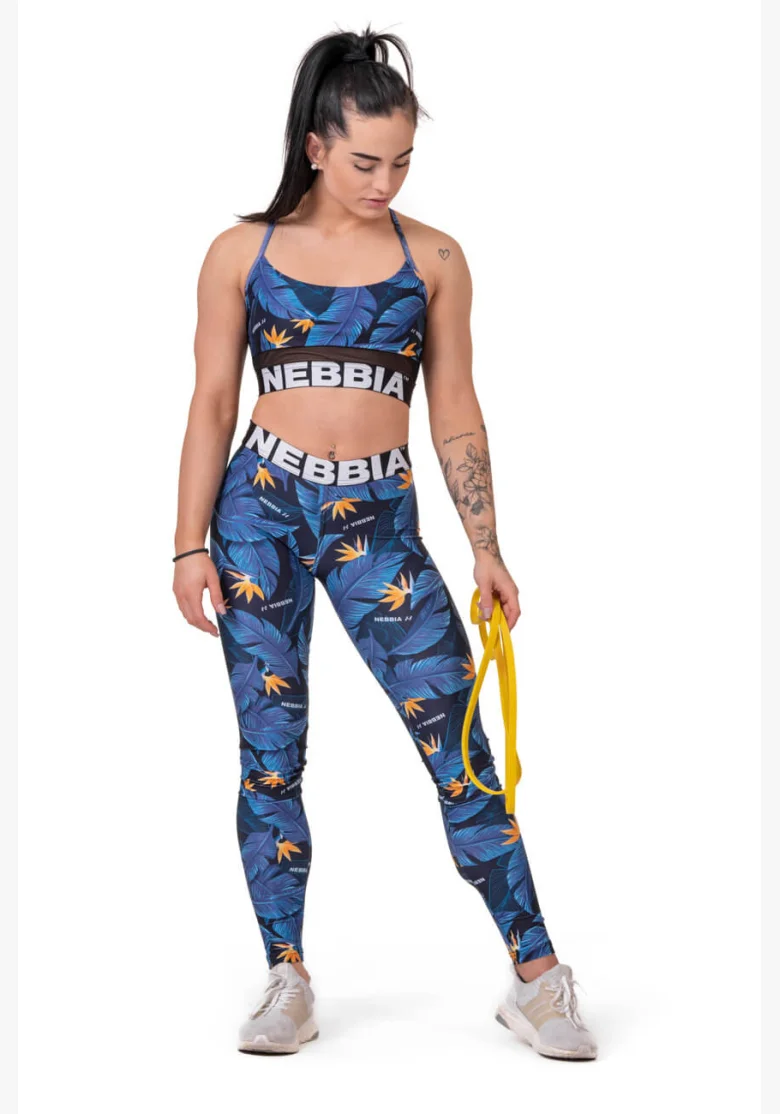 NEBBIA • Mid-waist Ocean Power leggings • NEBBIAshop.cz