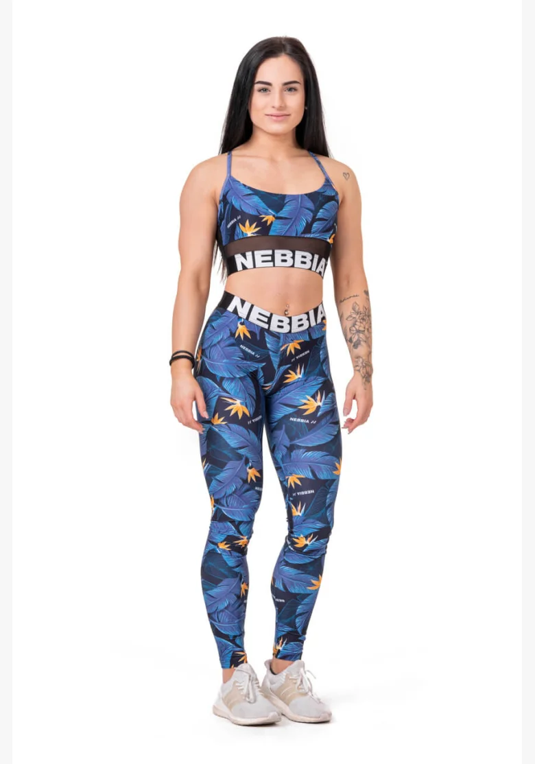 NEBBIA • Mid-waist Ocean Power leggings • NEBBIAshop.cz
