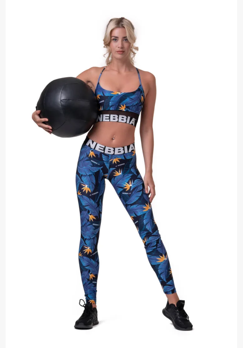 NEBBIA • Mid-waist Ocean Power leggings • NEBBIAshop.cz