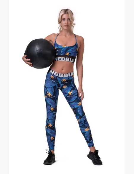 NEBBIA • Mid-waist Ocean Power leggings • NEBBIAshop.cz