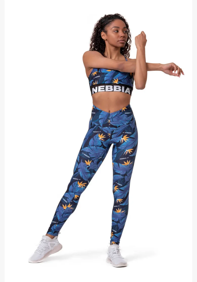 NEBBIA • High-waist Ocean Power leggings • NEBBIAshop.cz