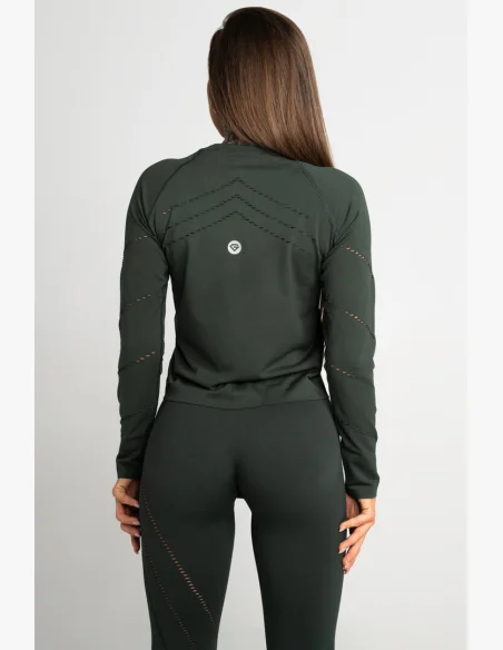 GYM GLAMOUR • Gym Glamour Top with long sleeves Deep Forest • NebShop