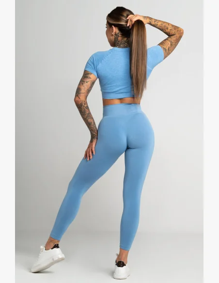 GYM GLAMOUR • Gym Glamour Second Skin Leggings Blue • NebShop