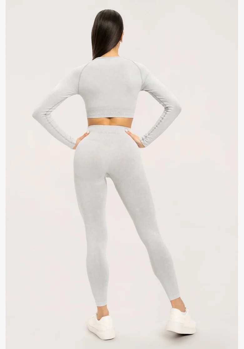 Gym Glamour Stone Washed white • NebShop