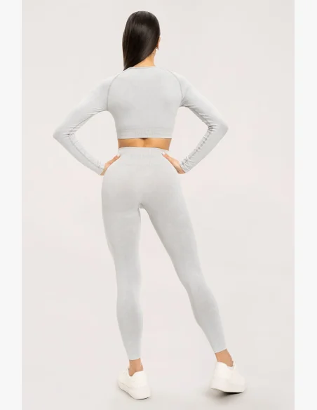 Gym Glamour Stone Washed white • NebShop