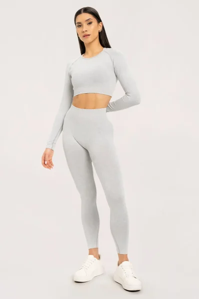 Gym Glamour Stone Washed white • NebShop