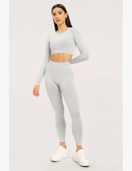 Gym Glamour Stone Washed white • NebShop