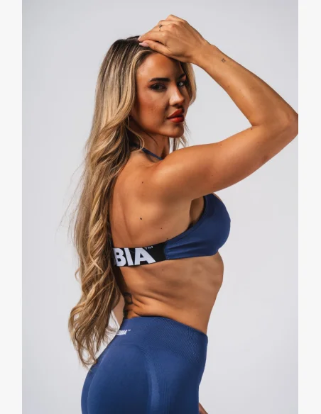 NEBBIA Seamless Lift-Up Bra Flow Seamless Blue