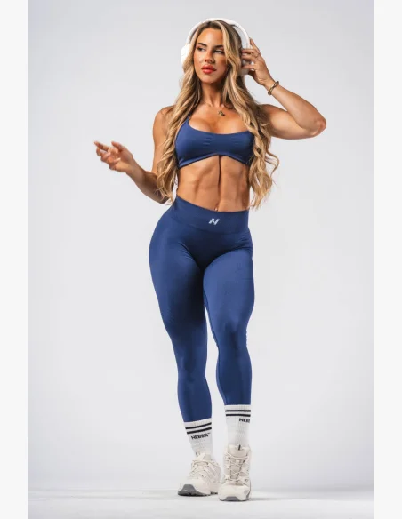 NEBBIA Seamless Lift-Up Bra Flow Seamless Blue