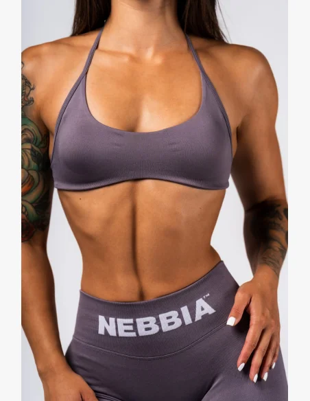 NEBBIA Seamless Lift-Up Bra Flow Seamless Gray