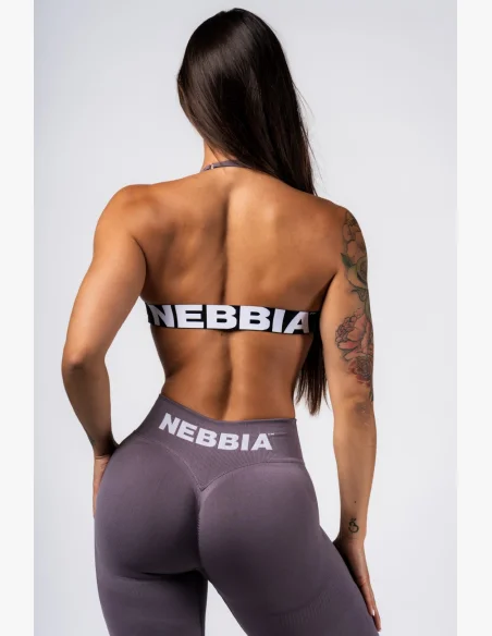 NEBBIA Seamless Lift-Up Bra Flow Seamless Gray