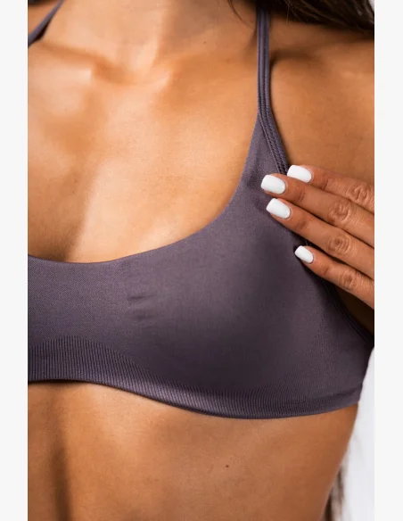NEBBIA Seamless Lift-Up Bra Flow Seamless Gray