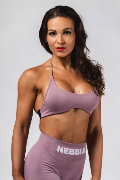 NEBBIA Seamless Lift-Up Bra Flow Seamless Pink
