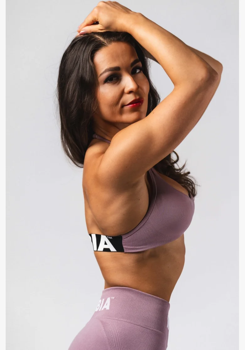 NEBBIA Seamless Lift-Up Bra Flow Seamless Pink