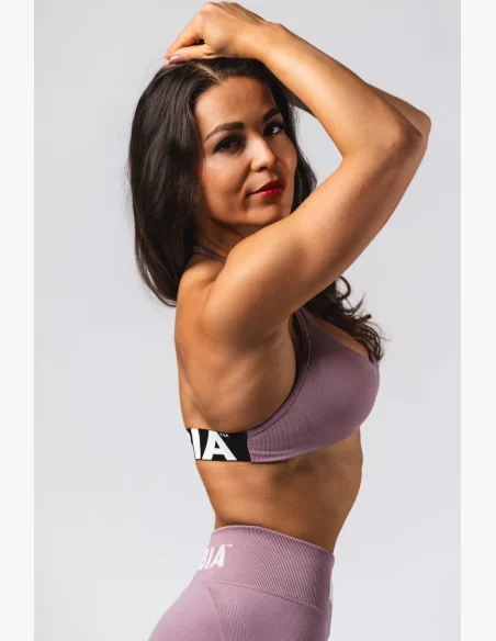 NEBBIA Seamless Lift-Up Bra Flow Seamless Pink