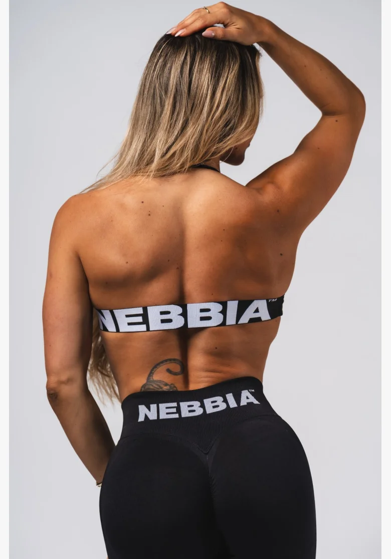 NEBBIA Seamless Lift-Up Bra Flow Black