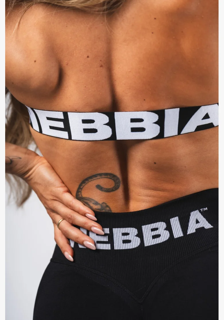 NEBBIA Seamless Lift-Up Bra Flow Black
