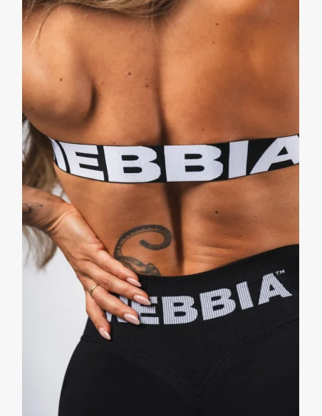 NEBBIA Seamless Lift-Up Bra Flow Black