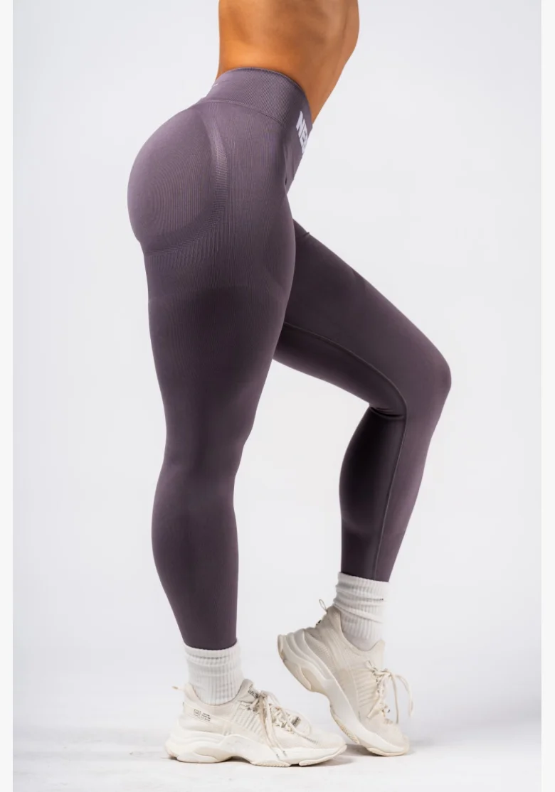 NEBBIA Seamless extra push-up high-waist leggings Flow Seamless gray