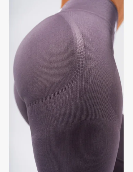 NEBBIA Seamless extra push-up high-waist leggings Flow Seamless gray