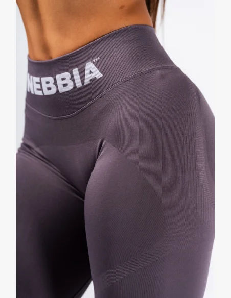 NEBBIA Seamless extra push-up high-waist leggings Flow Seamless gray