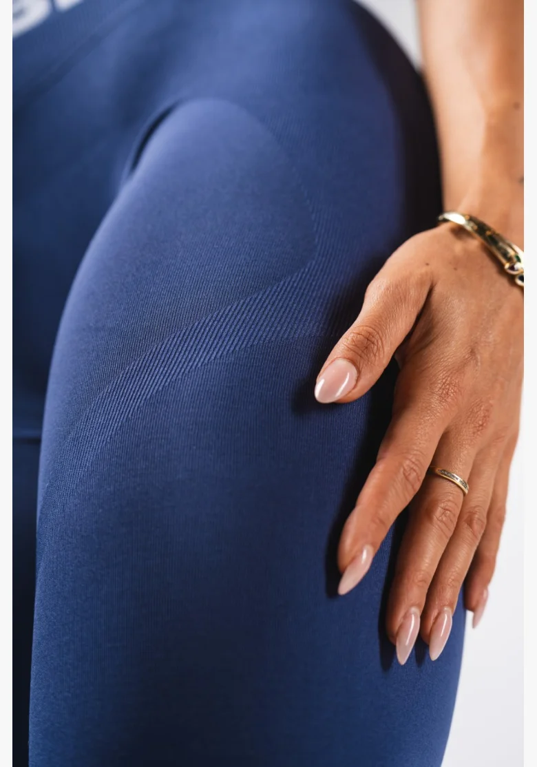NEBBIA Seamless extra push-up leggings with high waist Flow Seamless blue