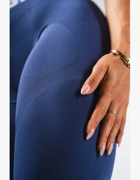 NEBBIA Seamless extra push-up leggings with high waist Flow Seamless blue