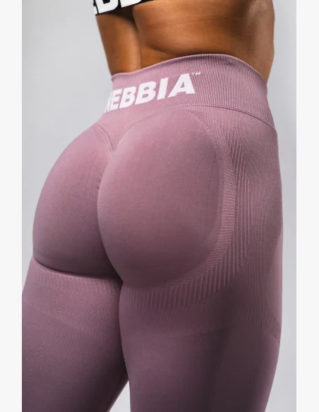 NEBBIA Seamless extra push-up leggings with high waist Flow Seamless pink