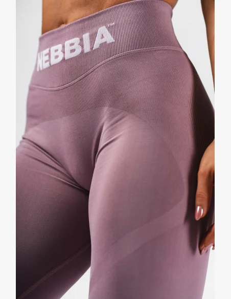 NEBBIA Seamless extra push-up leggings with high waist Flow Seamless pink