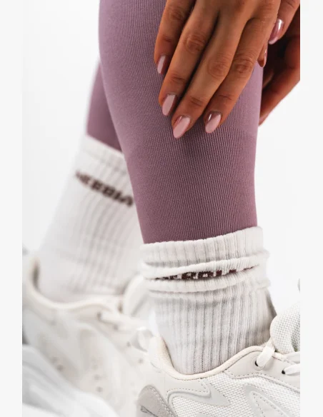 NEBBIA Seamless extra push-up leggings with high waist Flow Seamless pink