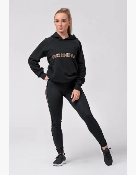 NEBBIA • Long hoodie “INTENSE FOCUS” • NEBBIAshop.cz