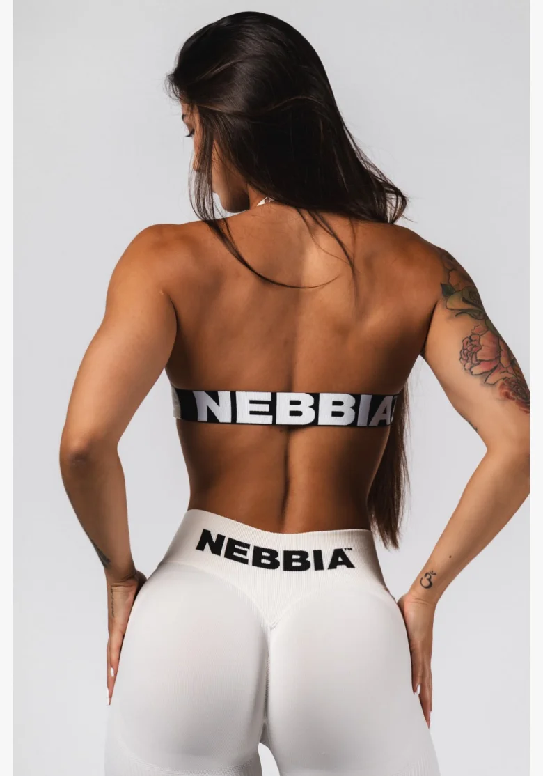 NEBBIA Seamless extra push-up leggings with high waistband Flow Seamless cream
