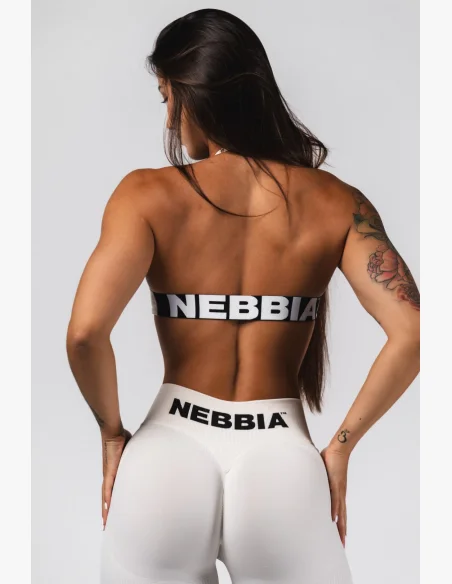 NEBBIA Seamless extra push-up leggings with high waistband Flow Seamless cream