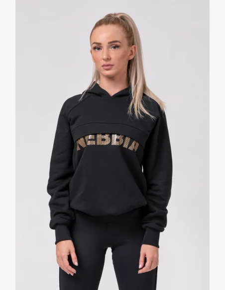 NEBBIA • Long hoodie “INTENSE FOCUS” • NEBBIAshop.cz