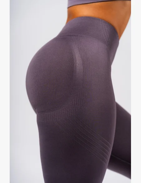NEBBIA Shaping Seamless Maximum Push-Up Leggings FLOW SEAMLESS Gray