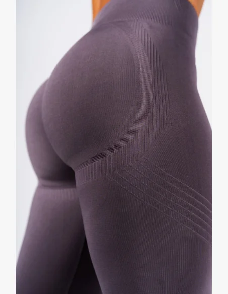 NEBBIA Shaping Seamless Maximum Push-Up Leggings FLOW SEAMLESS Gray
