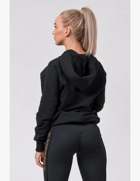 NEBBIA • Long hoodie “INTENSE FOCUS” • NEBBIAshop.cz
