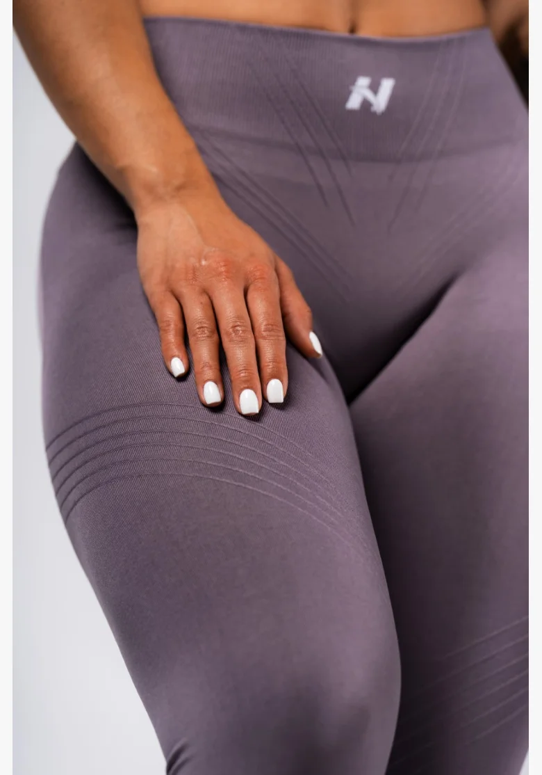 NEBBIA Shaping Seamless Maximum Push-Up Leggings FLOW SEAMLESS Gray