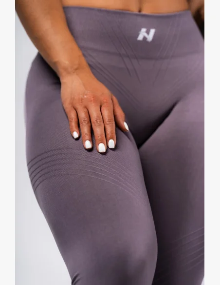 NEBBIA Shaping Seamless Maximum Push-Up Leggings FLOW SEAMLESS Gray