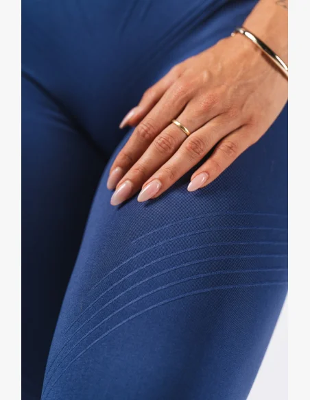 NEBBIA Shaping Seamless Maximum Push-Up Leggings FLOW SEAMLESS Blue