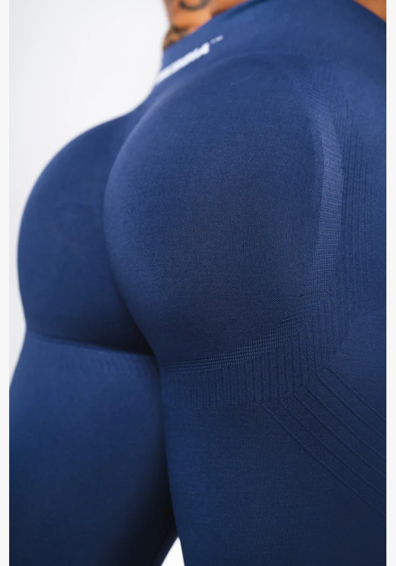 NEBBIA Shaping Seamless Maximum Push-Up Leggings FLOW SEAMLESS Blue