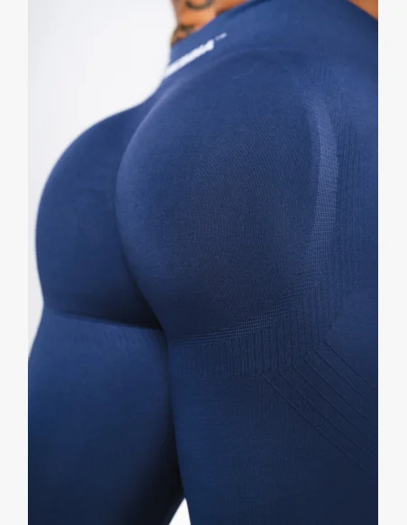NEBBIA Shaping Seamless Maximum Push-Up Leggings FLOW SEAMLESS Blue