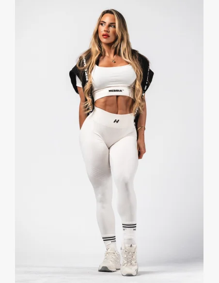 NEBBIA Shaping seamless maximum push-up leggings FLOW SEAMLESS cream
