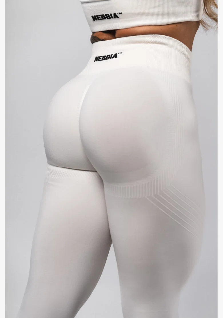 NEBBIA Shaping seamless maximum push-up leggings FLOW SEAMLESS cream