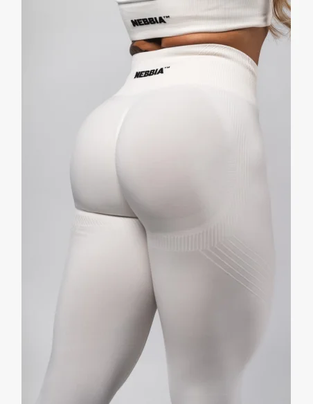 NEBBIA Shaping seamless maximum push-up leggings FLOW SEAMLESS cream